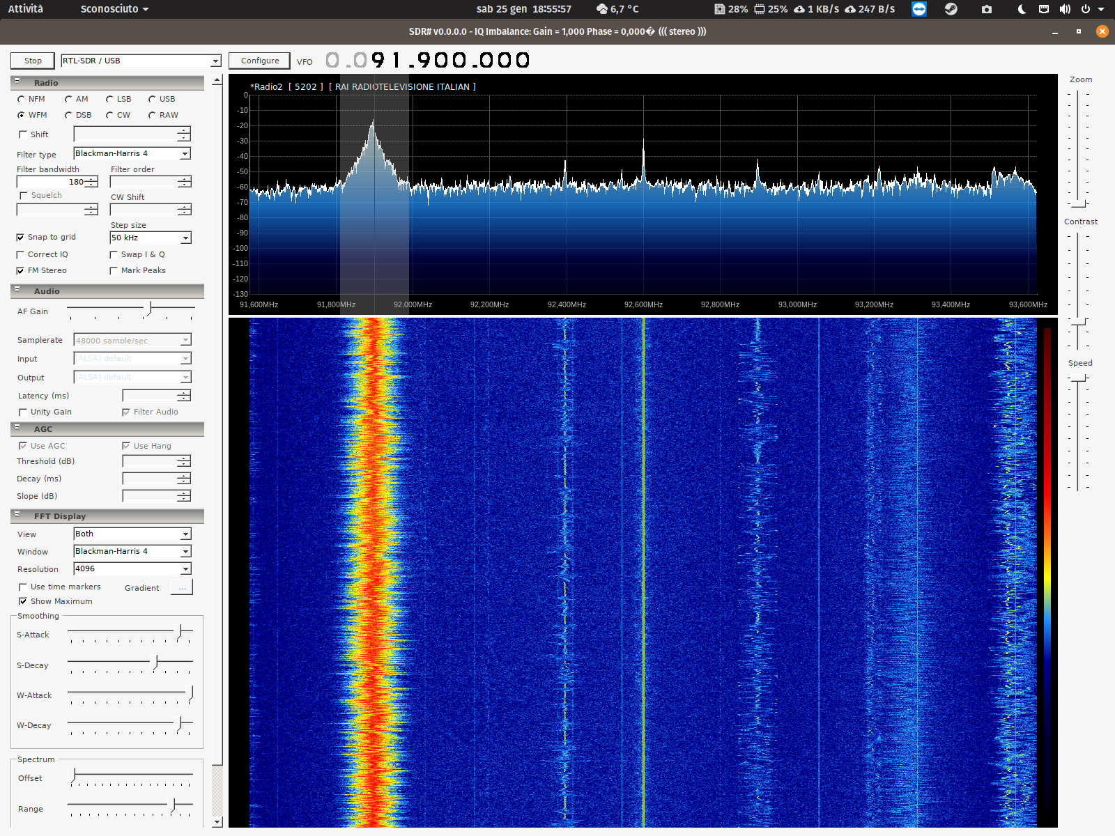 SDRsharp in funzione